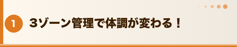 フトアゴ 3ゾーン管理で体調が変わる！