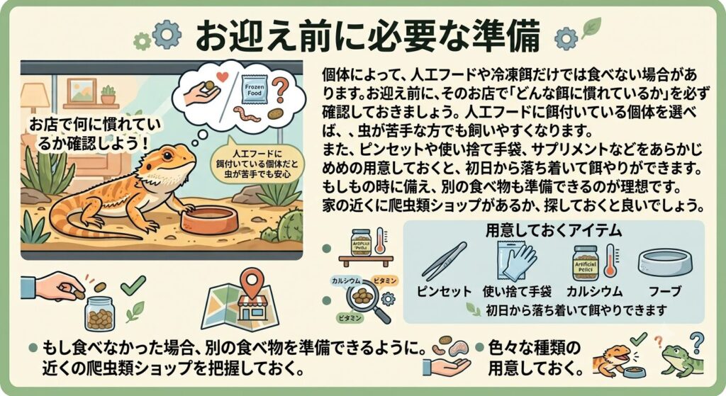 フトアゴ用の人工フード（ペレット）のイメージ