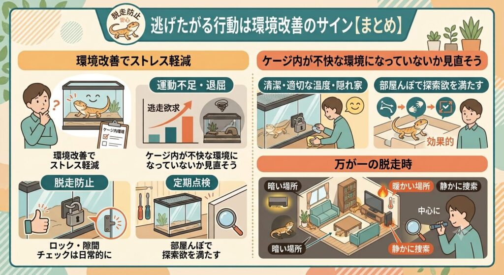 快適な環境でくつろぐフトアゴヒゲトカゲ