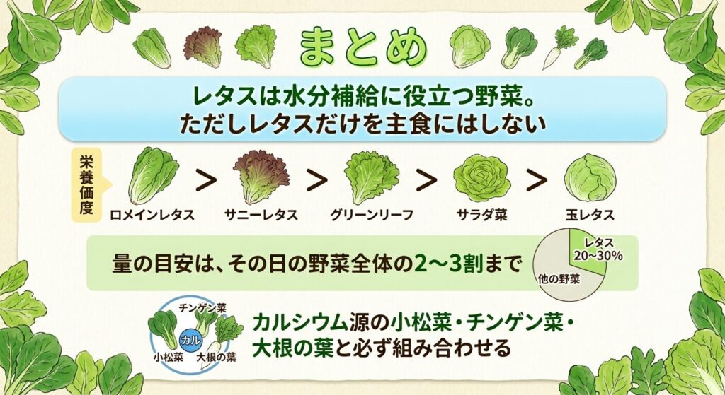 バランスよく野菜を食べるフトアゴヒゲトカゲ
