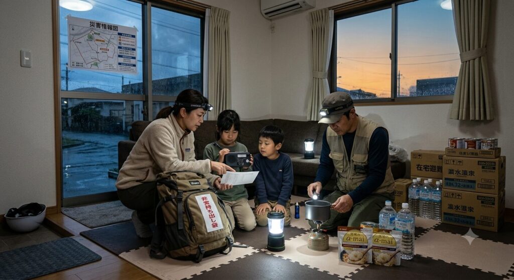 停電時の保温対策グッズのイメージ