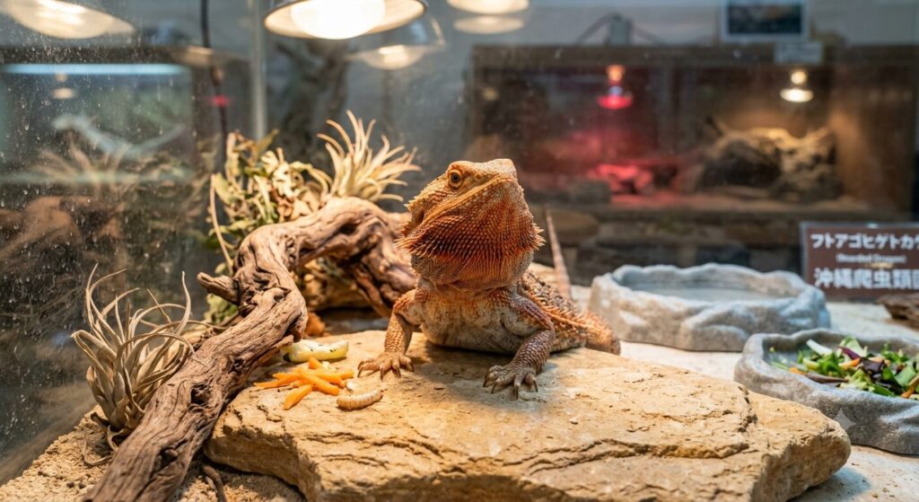 フトアゴヒゲトカゲの生き餌選びまとめ