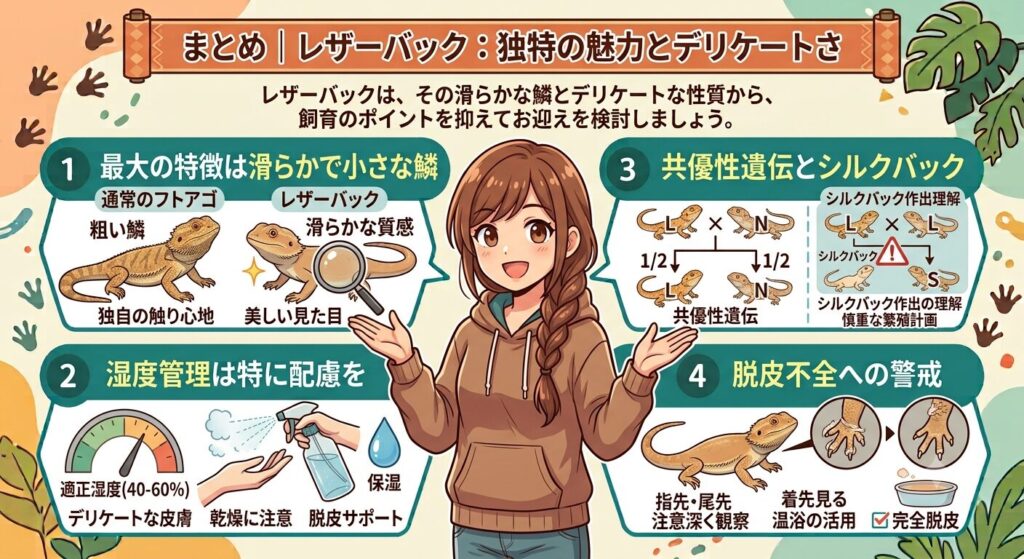 フトアゴヒゲトカゲのレザーバックモルフまとめ