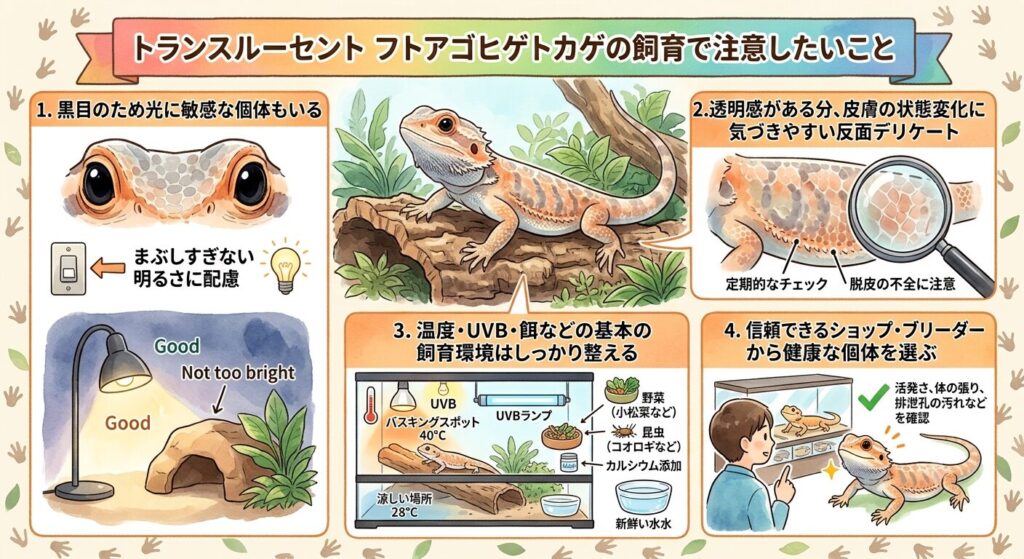 光に配慮したトランスルーセントの飼育環境