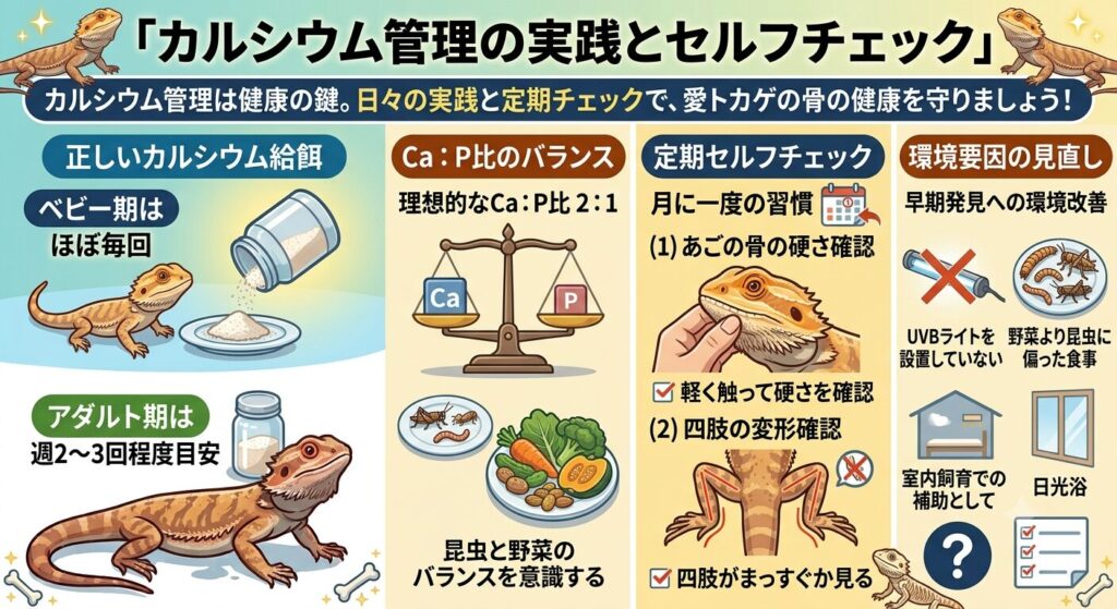 くる病の診断と治療の流れ
